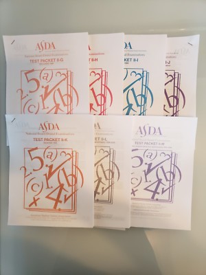 Asda Nbde Part 2 Released Exams G M 7 Packets Ebay