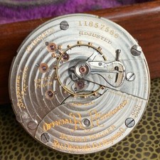 1905 Ball Grade 333 18S 17 Jewels Railroad Pocket Watch Movement Repair 2