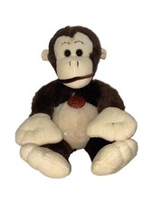 Dan Dee Collector s Choice Monkey Chimp Brown Happy Grin Soft Cute Lovie Gift