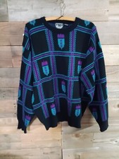 Vintage Houlihan's Crewneck Sweater Men's Sz. Lg. GUC Made In Korea GrandpaCore