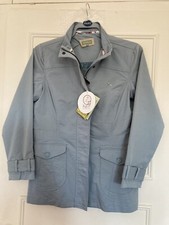 Hawkshead Lightweight Rambler Cotton Mix Jacket Coat Mac Size 12 Light Blue