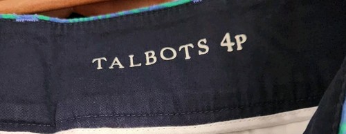 Talbots women's shorts the daily short size 4P floral print blue and green - Picture 5 of 7