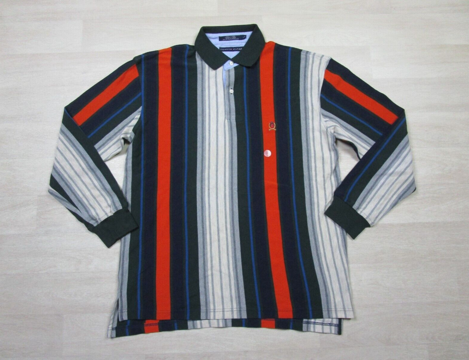 90s Vintage Tommy Hilfiger Rugby Shirt Men