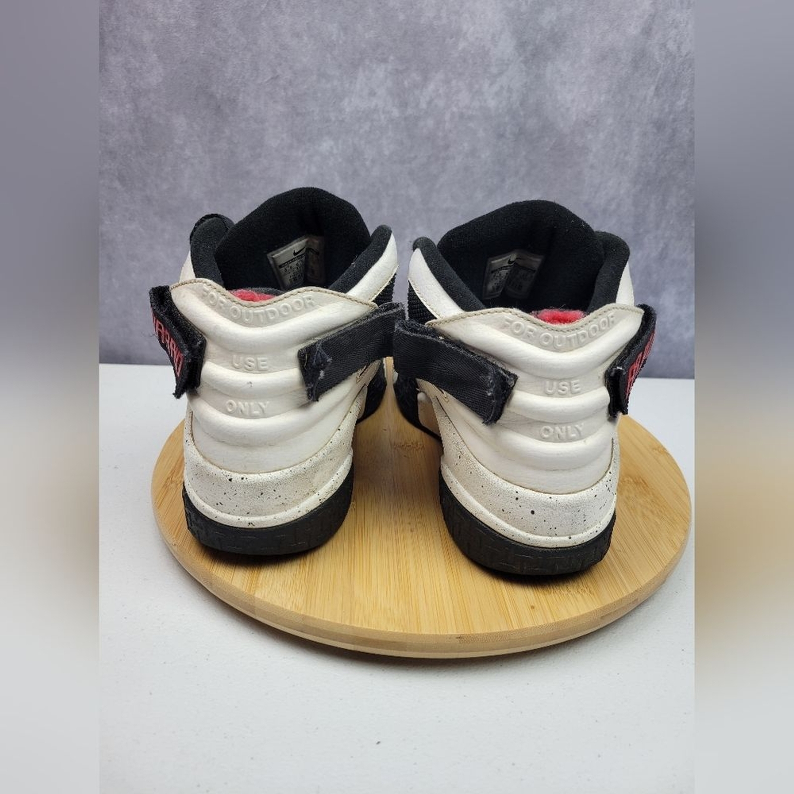 Nike Air Raid White Black Men's Size 9.5