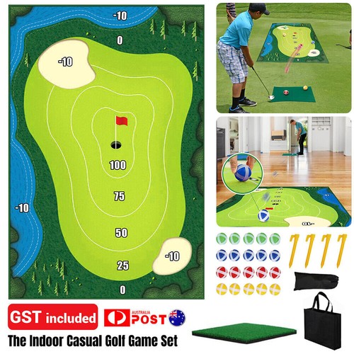 The Indoor Casual Golf Game Set Golf Hitting Mats Golf Putting Royale