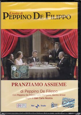 Dvd PRANZIAMO ASSIEME - IL TEATRO DI PEPPINO DE FILIPPO nuovo 1980