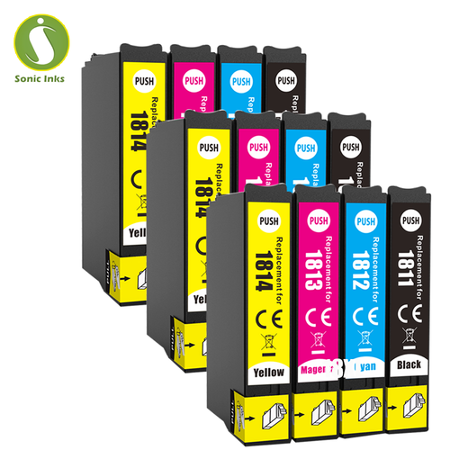 4 Compatible Magenta Ink Cartridges, ForEpson 16XL, T1633, T163340 NON - Amazing - Foto 2