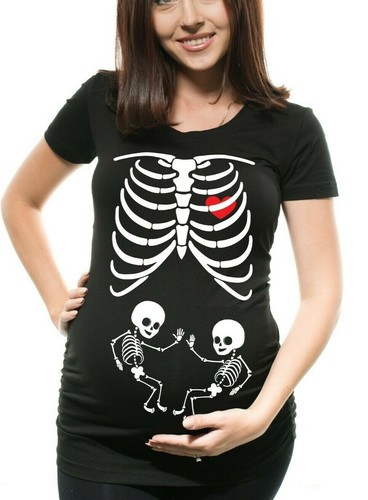 Maternity T-shirt Skeleton Cute 