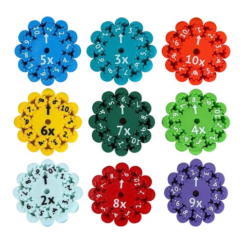 9/18pc Math Facts Fidget Spinners Addition Multiplication Game Educational Toy - Photo 24/24
