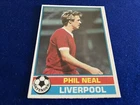 Topps Red Back Liverpool Football Trade Card 1977/78 Phil Neal number 255
