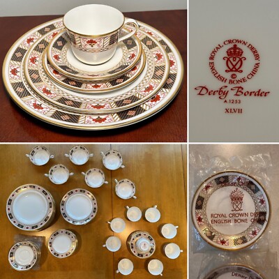 Vintage 50+ Piece Set/Service for ROYAL CROWN DERBY 