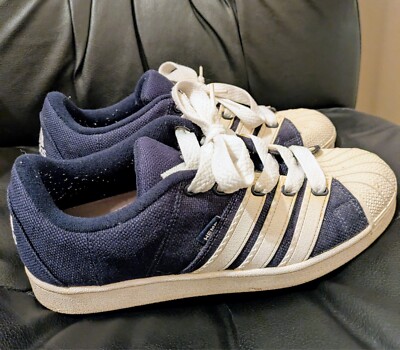 Adidas Supermodified Shoes Size 10 Hemp Superstar Navy Blue 2003