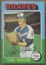 1975 Topps #237 Carl Morton Atlanta Braves