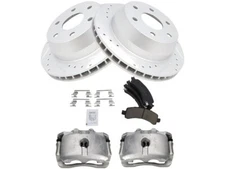 Rear TRQ Brake Pad Rotor and Caliper Set fits Chevy Tahoe 2002-2006 RWD 86DCBY