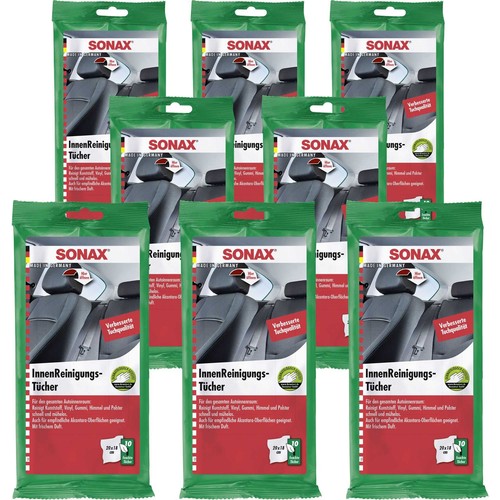 Sonax Lingettes Nettoyantes Pour Intérieur Auto - Lot De 25 Lingettes Pratiques Pour L'entretien Voiture - 4