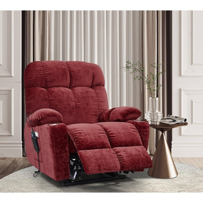 Dual Motor Power Lift Recliner Chair for Elderly with Heat eBay