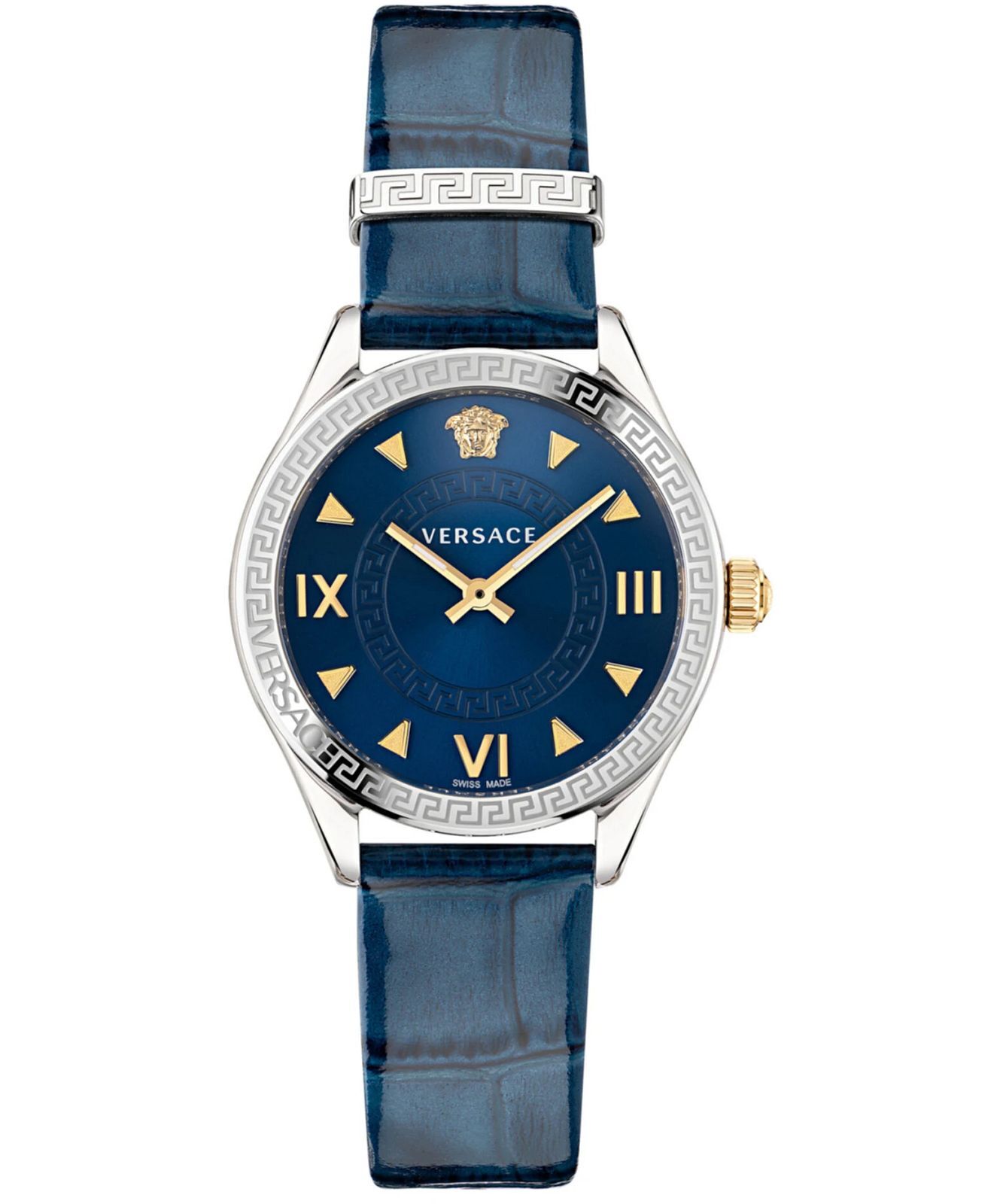 Versace Blue Womens Analogue Watch Hellenyium VE2S00122