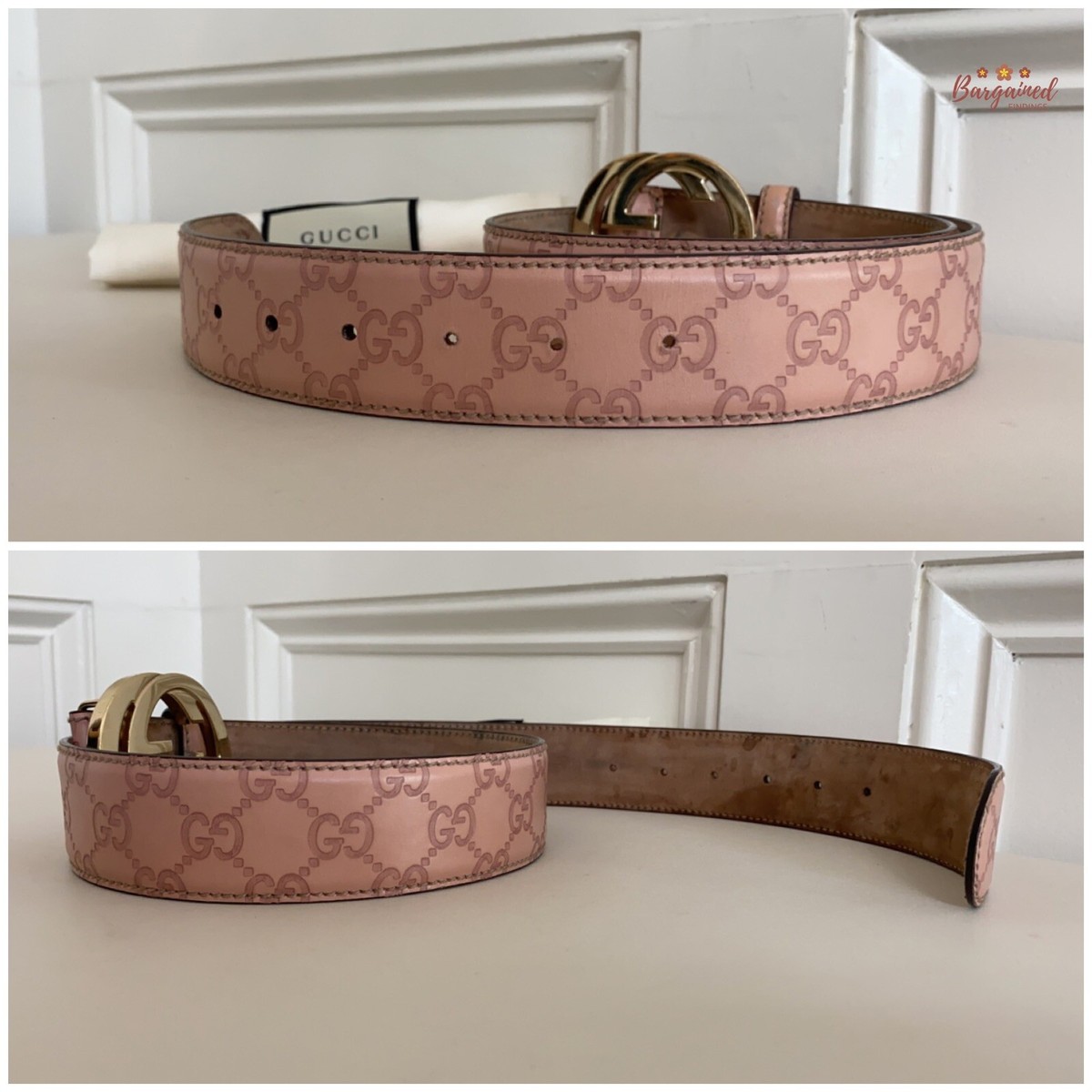 小物 GUCCI Braided leather belt Smoky pink 小物 GUCCI Braided leather belt Smoky pink s-l1200.jpg