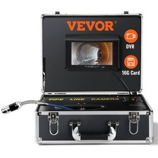 Sewer Camera 100 ft 7" Screen Pipeline Inspection Camera with DVR Function IP68