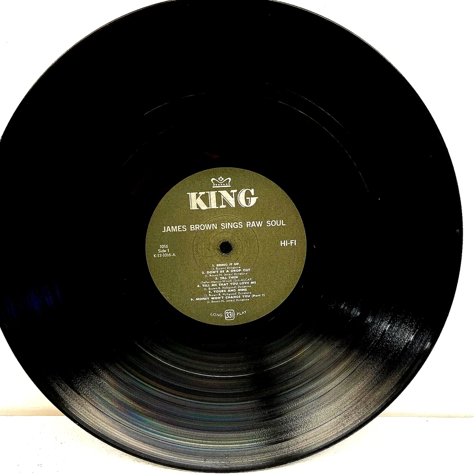 James Brown Raw Soul 1967 Vinyl King Records 1st Press Mono Foto 2 de 4