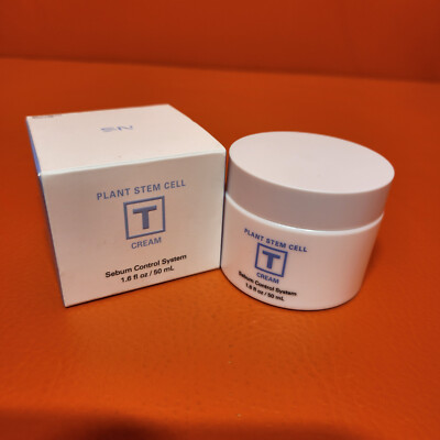SN T Cream Stem Cell Face Cream Plant Based Hypoallergenic 1.6 oz For Oily Skin