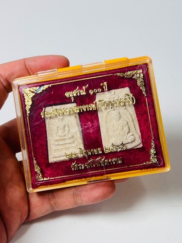 Set 2 Phra Somdej 100 Year wat Rakang Lp Toh Amulet Talisman somdet Grant wish - Picture 4 of 22
