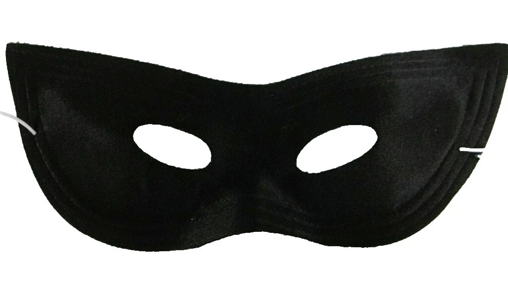 Tela para hombre negro Máscaras y antifaces de Disfraz