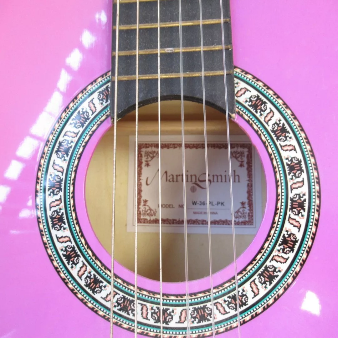 Martin smith pink guitar deals