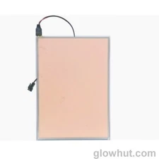 A6 size electroluminescent panel back light sheet foil lamp & 12V 3A EL inverter