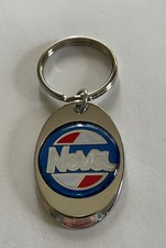 Chevy Nova Keychain Lightweight Metal Chrome Style Finish Chevrolet Key Chain