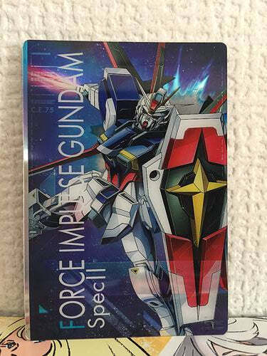ガンダムSEED Force Impulse Gundam 1-025 R Gundam Seed Freedom Wafer Card | eBay