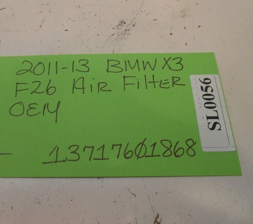 2011-2013 BMW X3 F26 AIR FILTER OEM 13717601868 SL0056 - Bild 5 von 5