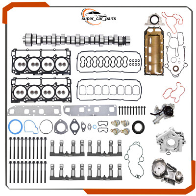 NON MDS Camshaft Lifters Kit for 03-08 Chrysler Dodge Ram 1500 5.7 Hemi Oil pump