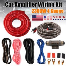 4 Gauge Car Audio Cable Kit Amplifier Install Amp RCA Subwoofer Sub Wiring 2300W