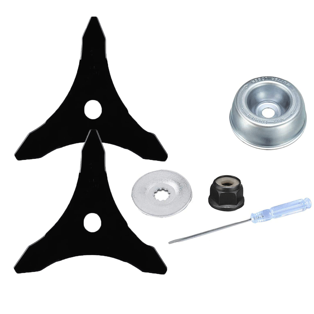 Mower Triangle Saw Blade Weed Eater Blade 3Teeth Brush Cutter Trimmer