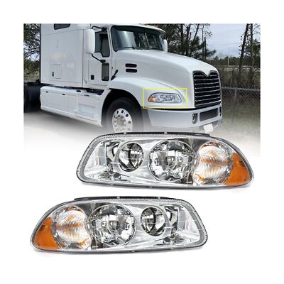 Headlight Assembly Fit for MACK GU4 GU5 GU7 CT713 GU8 CX CXN CXU CTP Semi Tru...