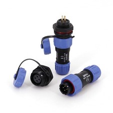 WeiPu SP13 Waterproof IP68 Panel Mount Circular Aviation Plug Cable Connector