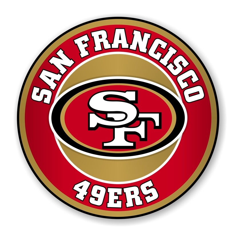 San Francisco 49ers Round Decal