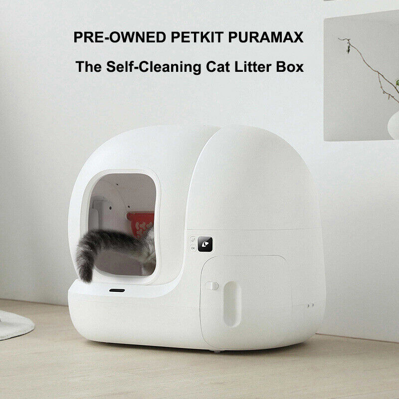 PETKIT PuraMAX Self-Cleaning Cat Litter Box App space 76L Certified Refurbished