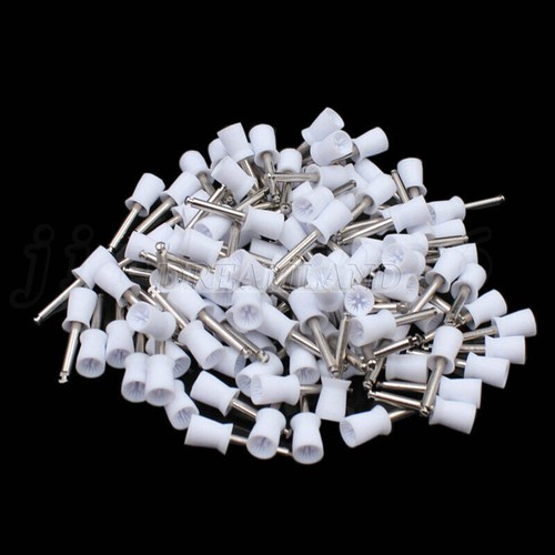100/200pcs Dental Latch type Rubber Polishing Cups Brushes Tooth Prophy Polisher - Picture 29 of 50