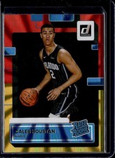 2022-23 Donruss #230 Caleb Houstan Rated Rookie Holo Red & Gold Laser Magic