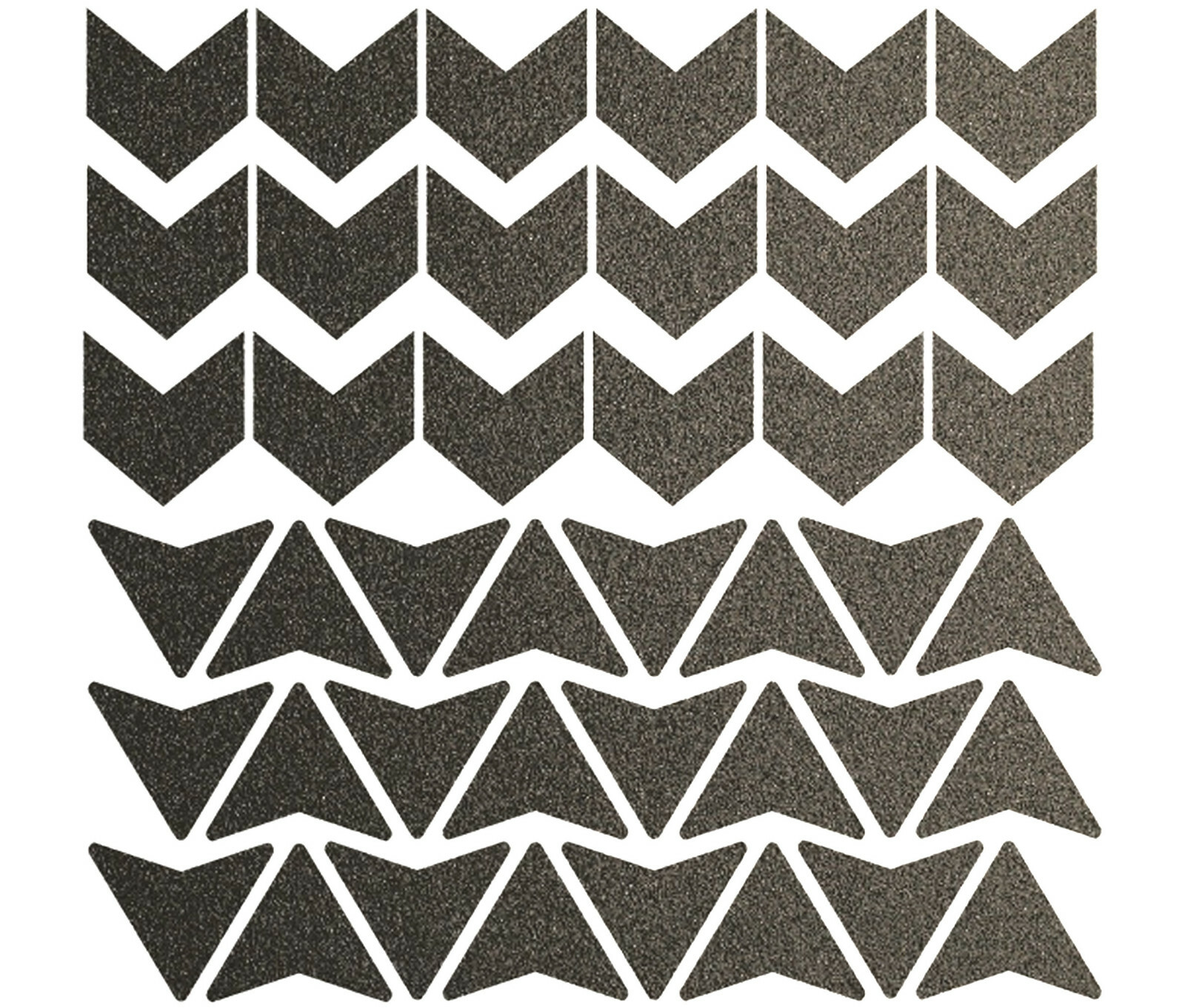 Reflektierende Aufkleber Kit – Schwarz, 16x13,5 Cm, Selbstklebend