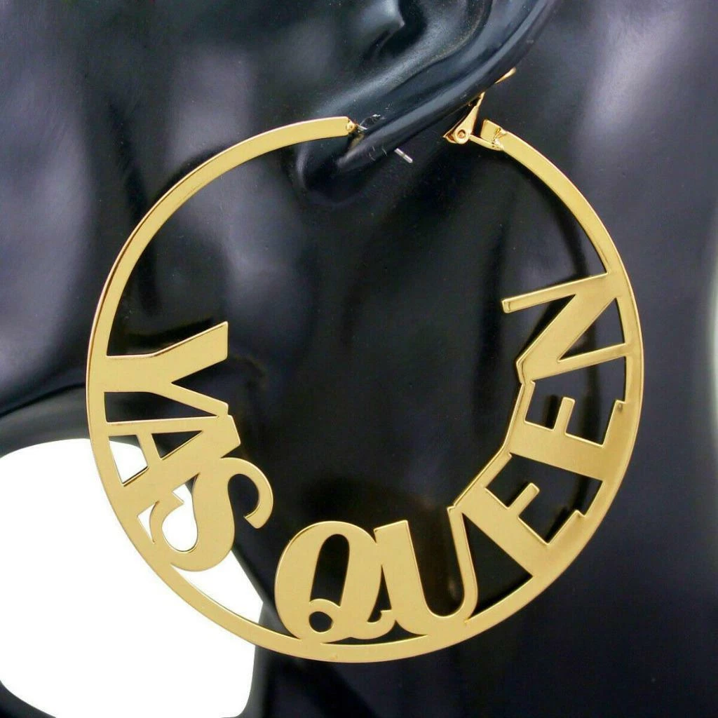 Queen 2024 hoop earrings