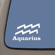 Aquarius Decal Premium Quality Vinyl Decal  Car
