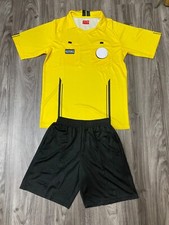 UNIFORMES DE FÚTBOL ÁRBITRO AMARILLO NEGRO UNIFORMES PARA ARBITROS ROJO NEGRO HOMBRE TALLA