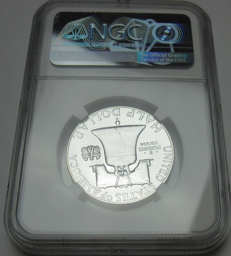 1962 PF69 CAMEO Franklin Silver Half Dollar NGC PR69 ..NICE PROOF 69 CAMEO - Picture 2 of 10