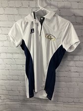 Russell Athletic Yellow Jacket Volleyball Shirt White Size Medium New With Tags