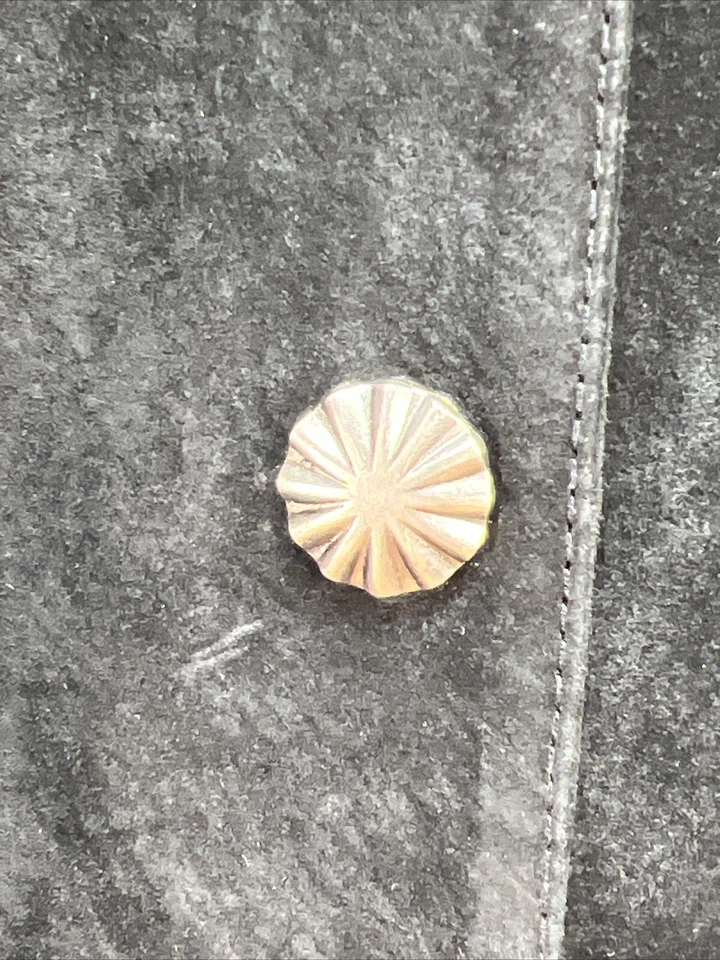 Cripple Creek Black Suede Leather Fringe Women's L Large Lined Jacket - Image 3 of 4