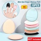 10/20x Cosmetic Puff Triangle Make Up Finger Cotton Sponge Powder Puffs Mini