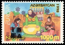 AZERBAIJAN 684 - Europa "New Year Holiday" IBRA (pb76344)